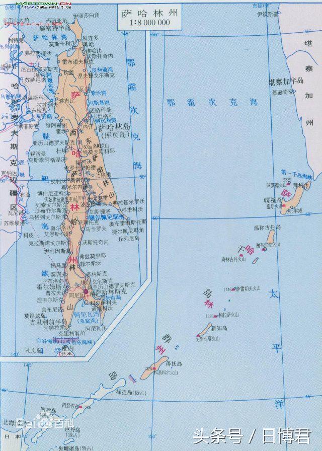 库页岛，曾是中国最大岛屿，现在叫做萨哈林岛